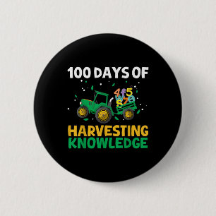 100 Tage Schultraktor Landwirtschaft 100 Tage Button