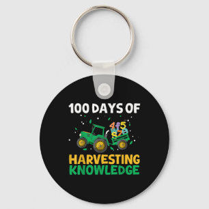 100 Tage Schultraktor Landwirtschaft 100 Tage Schlüsselanhänger