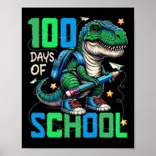 100 Tage Schultrex 100 Tage klüger 100 Tage Poster