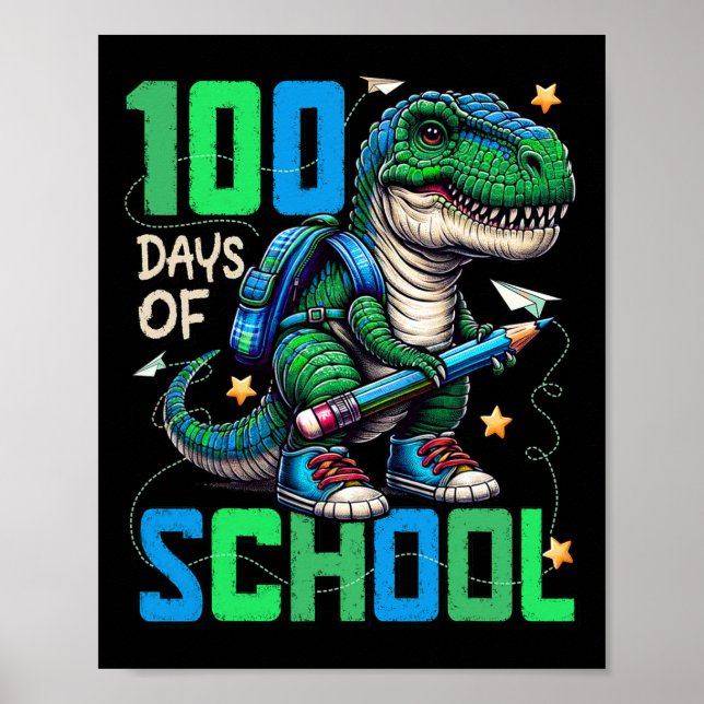 100 Tage Schultrex 100 Tage klüger 100 Tage Poster (Vorne)