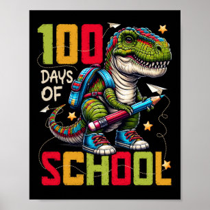 100 Tage Schultrex 100 Tage klüger 100 Tage Poster