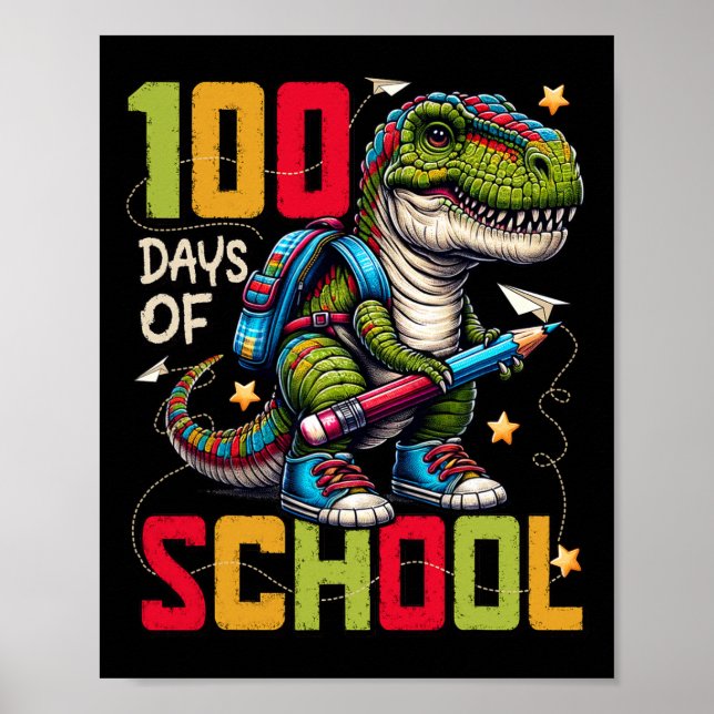 100 Tage Schultrex 100 Tage klüger 100 Tage Poster (Vorne)