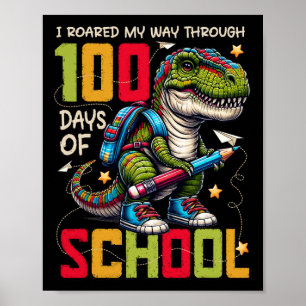 100 Tage Schultrex 100 Tage klüger 100 Tage Poster