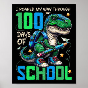100 Tage Schultrex 100 Tage klüger 100 Tage Poster