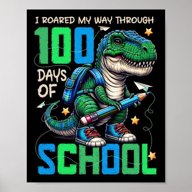 100 Tage Schultrex 100 Tage klüger 100 Tage Poster (Vorne)