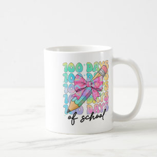 100 Tage Schultücher Mädchen 100. Schultag Kaffeetasse