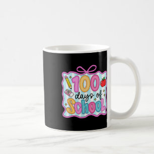 100 Tage Schultücher Preppy Coquette Schleife 100. Kaffeetasse