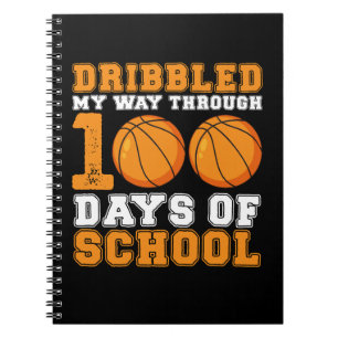 100 Tage Schulturnier Basketball dribbelte ich mic Notizblock