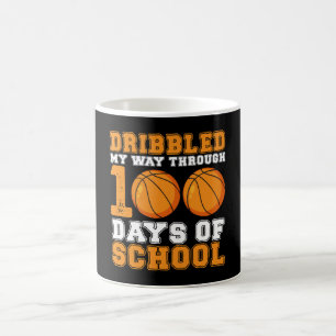 100 Tage Schulturnier im Basketball dribbelte ich Kaffeetasse