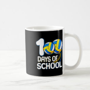 100 Tage Schulvolleyball-Spieler am 100. Tag Kaffeetasse