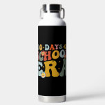 100 Tage Schulzeit Era Groovy Lehrer Kinder Trinkflasche<br><div class="desc">Retro 100. Schullehrer Kind 100 Tage Schulzeit T - Shirt</div>