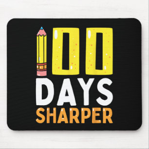 100 Tage Sharper 100. Schullehrer Kinder Mousepad
