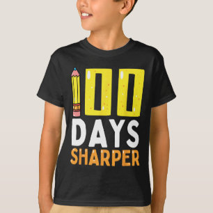 100 Tage Sharper 100. Schullehrer Kinder T-Shirt