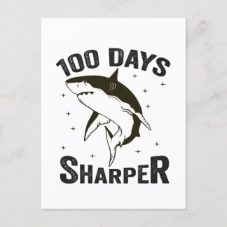 100 Tage Sharper Funny 100. Schullehrer Einladungspostkarte