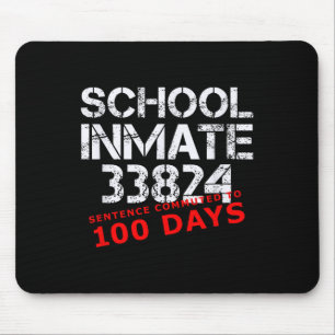 100 Tage Shirt für Schüler am 100. Mousepad