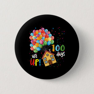 100 Tage sind bis 100 Tage Schulballon Hou Button