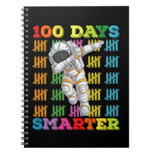 100 Tage smarter Astronaut 100. Schultag Notizblock