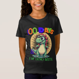 100 Tage Smarter & Dino-Mite!   Funny School T-Shirt