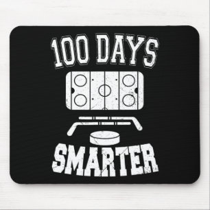100 Tage Smarter Hockey Sports 100. Schultag Mousepad