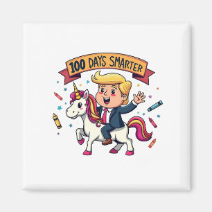 100 Tage Smarter School Trump Inaguration Day Magnet