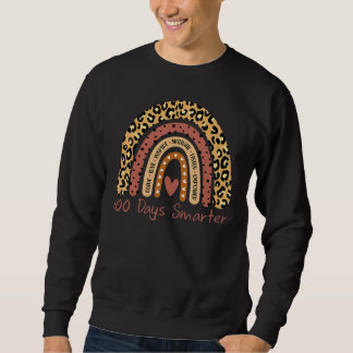 100 Tage Smarter Teacher Kinder 100. Schultag Sweatshirt
