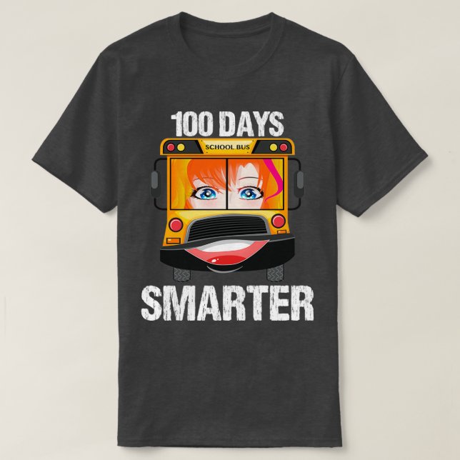 100 Tage Smartere Kinder1 T-Shirt (Design vorne)