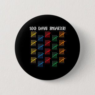 100 Tage Smartere Niedlich Student Boys Girls 100 Button