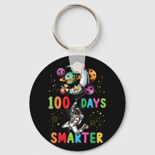100 Tage Smarterer 100. Schulastronaut Schlüsselanhänger