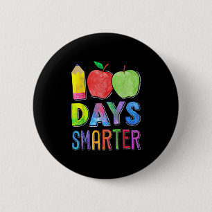100 Tage Smer 100. Tag der Schule Frauen Lehrerin  Button
