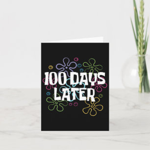 100 Tage später Shirt 100 Tage Schullehrer Ki Karte