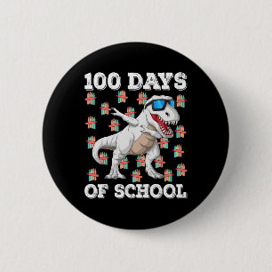 100 Tage T-rex Dabbing Kinder Jungen 100th D Button