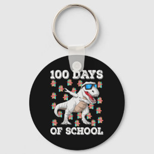 100 Tage T-rex Dabbing Kinder Jungen 100th D Schlüsselanhänger