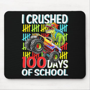 100 Tage T-REX Monster Truck der Schule 100 Tage O Mousepad