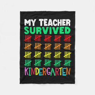 100 Tage T-Shirt Kinder 100 Tage Schulzeit Fleecedecke