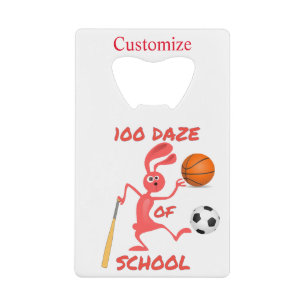 100-Tage-Tag der Schule Thunder_Cove Geldbeutel Flaschenöffner