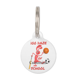 100-Tage-Tag der Schule Thunder_Cove Haustiermarke