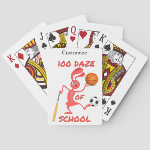 100-Tage-Tag der Schule Thunder_Cove Spielkarten