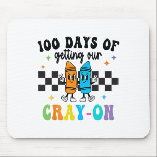 100 Tage um Ihren Cray-on-Schullehrer Bo zu bekomm Mousepad