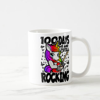 100 Tage und immer noch rocken - 100 Tage Schulzei Kaffeetasse