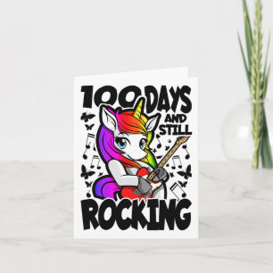 100 Tage und immer noch rocken - 100 Tage Schulzei Karte