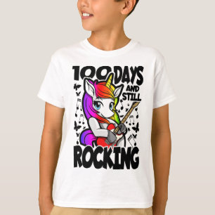 100 Tage und immer noch Rocking - 100 Tage Schule T-Shirt