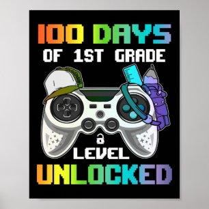 100 Tage ungesichertes Gamer-Video der 1. Stufe G Poster