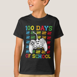 100 Tage Video Games Controller Gaming K T-Shirt