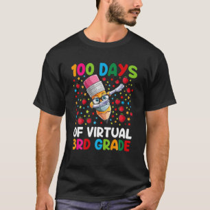 100 Tage virtueller 3D-Lehrer oder Student B T-Shirt