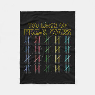 100 Tage vor dem Krieg 100. Schultag Fleecedecke