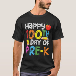 100 Tage Vorschullehrer Kinder 100 Tage T-Shirt