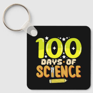 100 Tage Wissenschaft 100. Schultag Lehrer Schlüsselanhänger