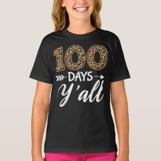 100 Tage Y'all Teacher or Student 100. Tag T-Shirt