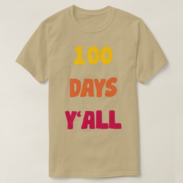 100 Tage Yx27 alle 4 T-Shirt (Design vorne)