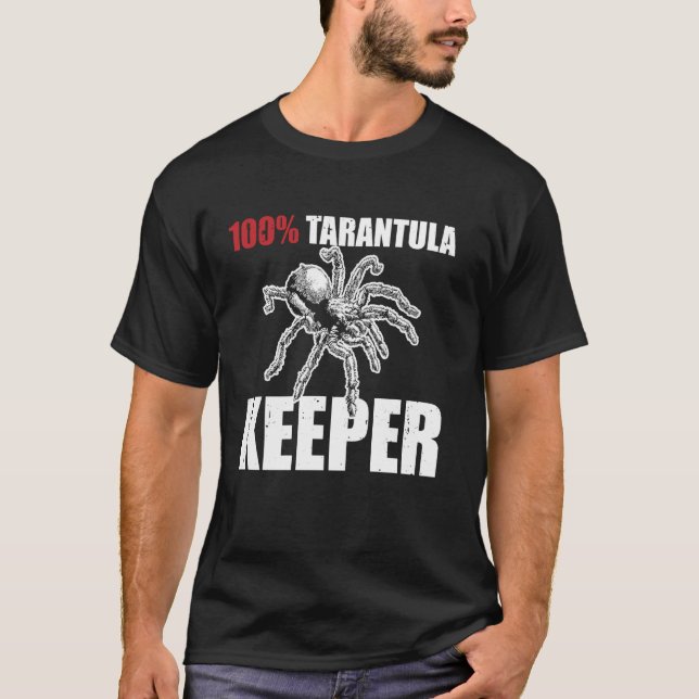 100 Tarantula Keeper Bird Spider T-Shirt (Vorderseite)